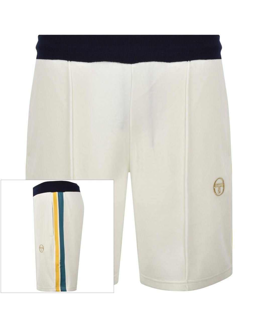 Sergio Tacchini Natural Monte Velour Shorts for men