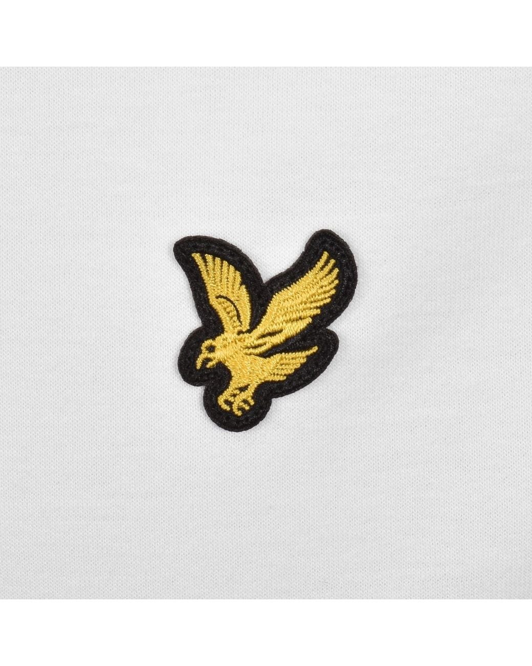 Lyle & Scott White Tipped Track T Shirt for men
