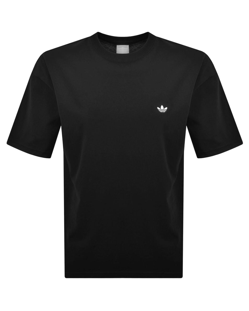 Adidas Originals Black Trefoil T Shirt for men