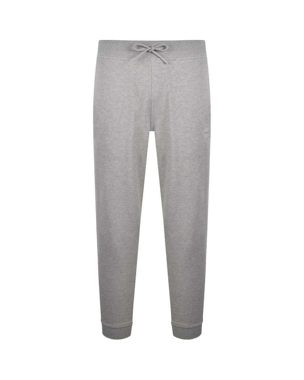 Boss Gray Boss Sestart Jogging Bottoms for men