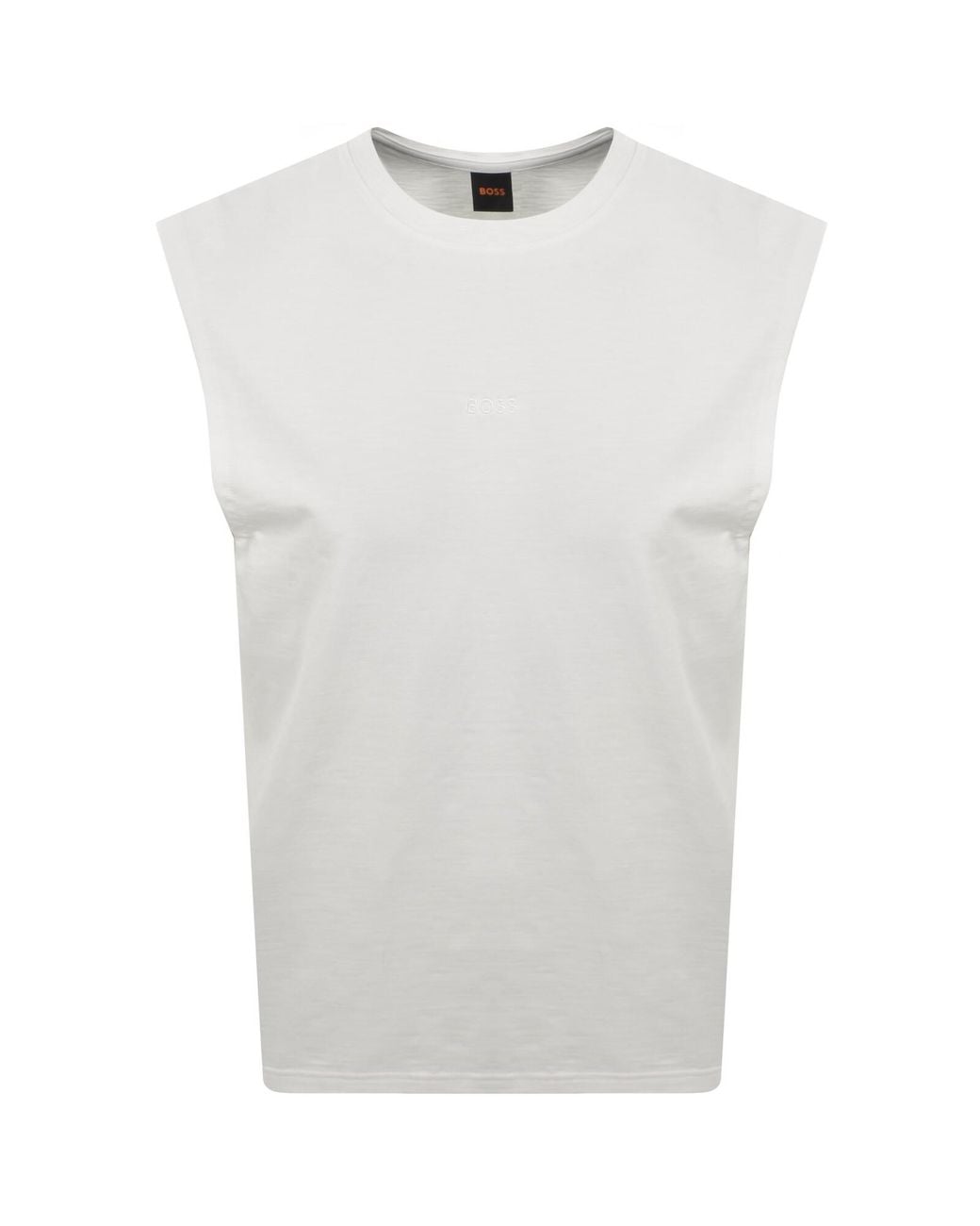 Boss White Boss Relaxed Fit Surf Vest Natural for men