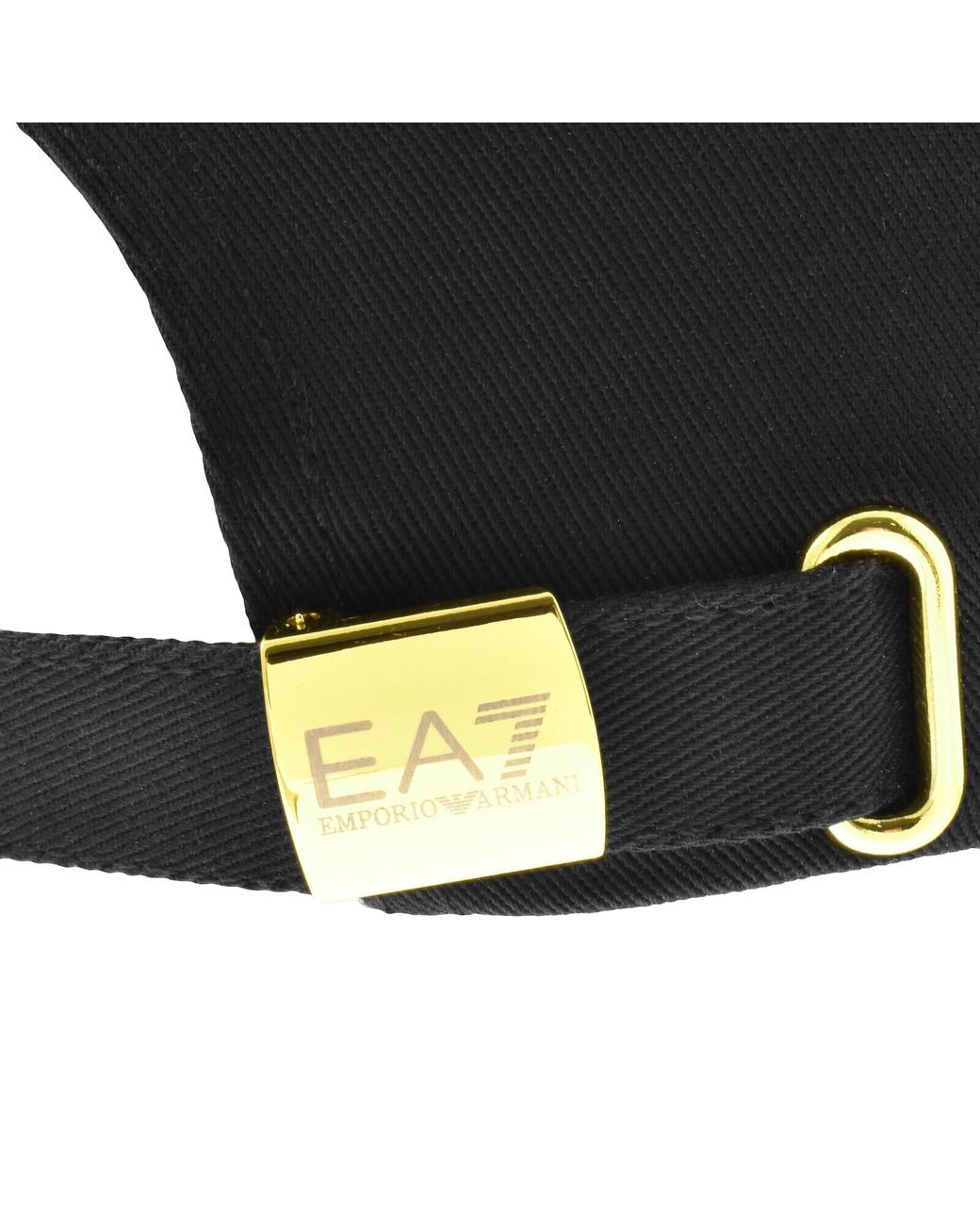 EA7 Black Emporio Armani Baseball Cap for men