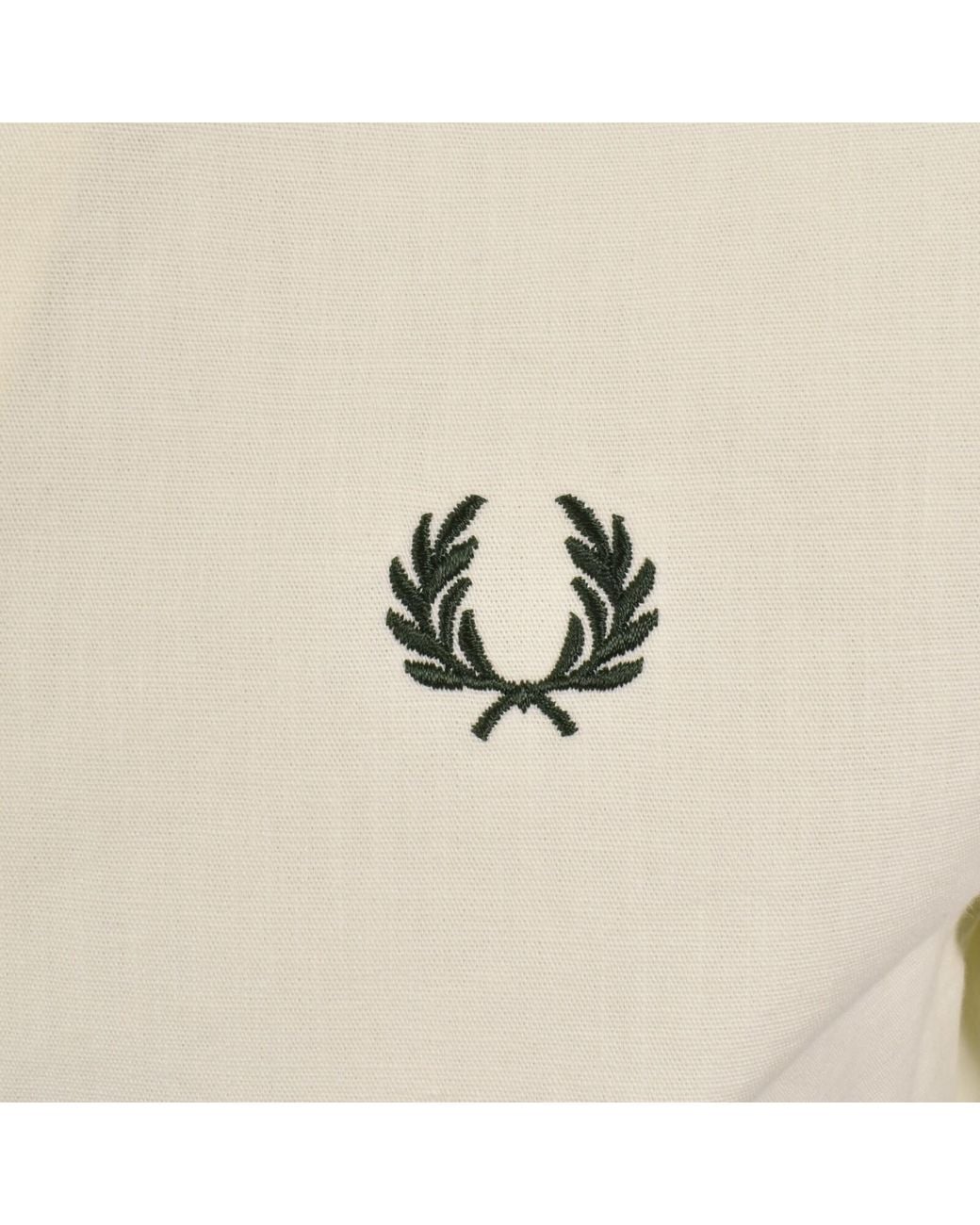Fred Perry Natural Short Sleeved Shirt for men
