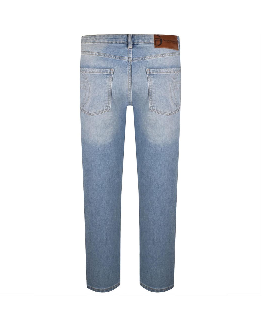 Sergio Tacchini Blue Forza Straight Fit Jeans for men