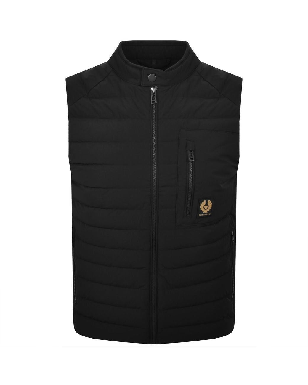 Belstaff Black Chassis Padded Gilet for men