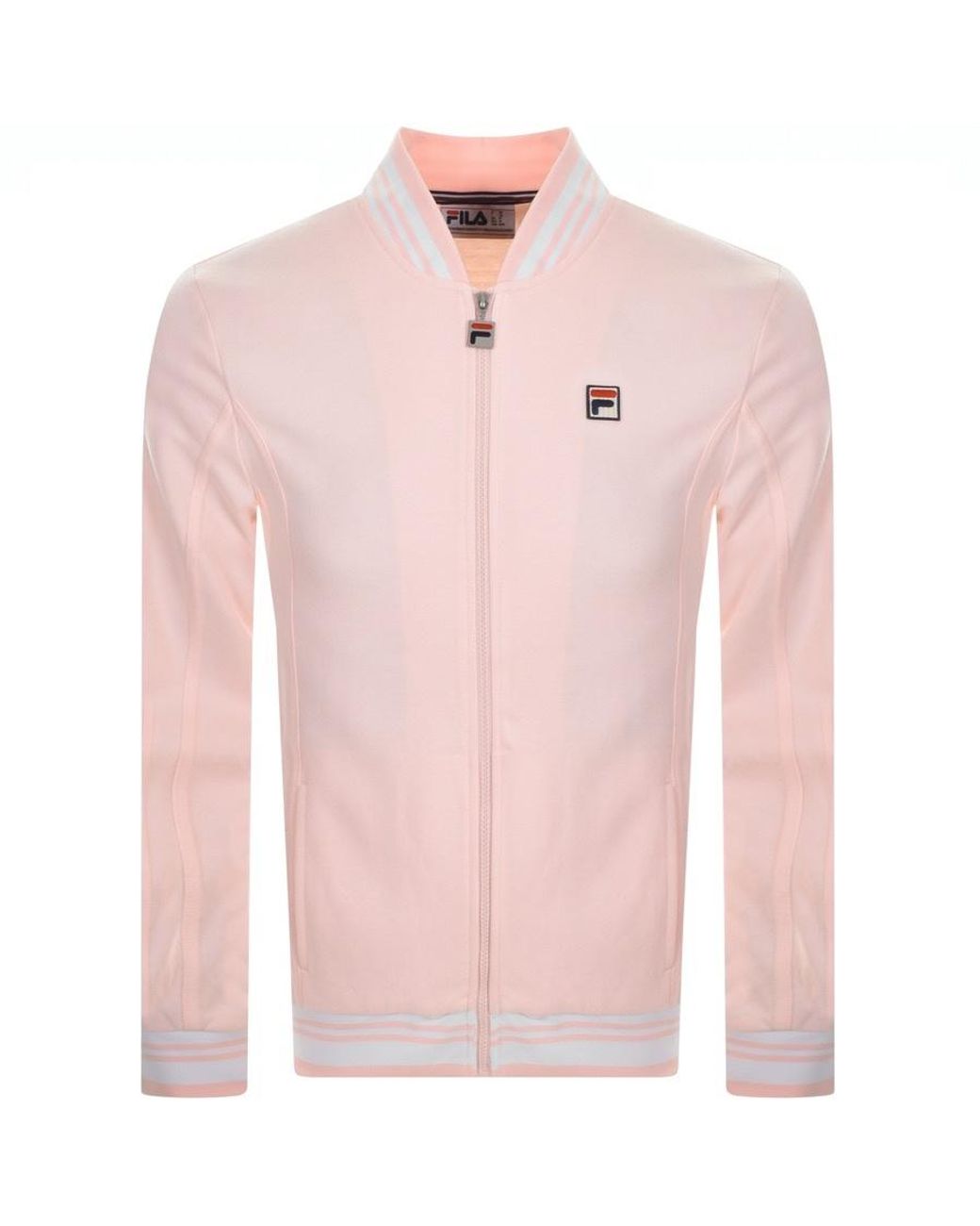 Fila Synthetic Settanta 2 Zip Track Top in Pink for Men | Lyst