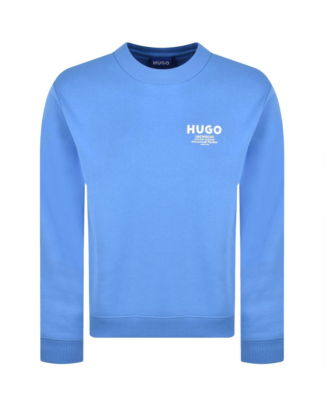 HUGO Blue Nespon Sweatshirt for men