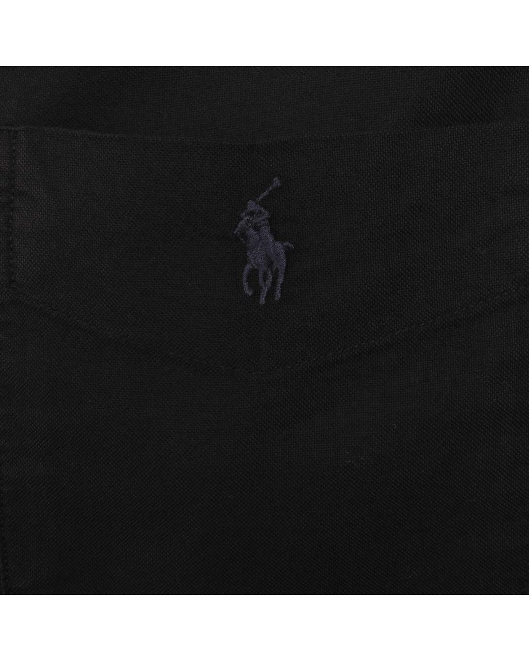 Ralph Lauren Black Logo Overshirt for men