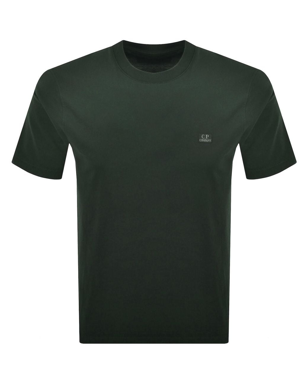 C P Company Green Cp Company Logo Patch T Shirt for men