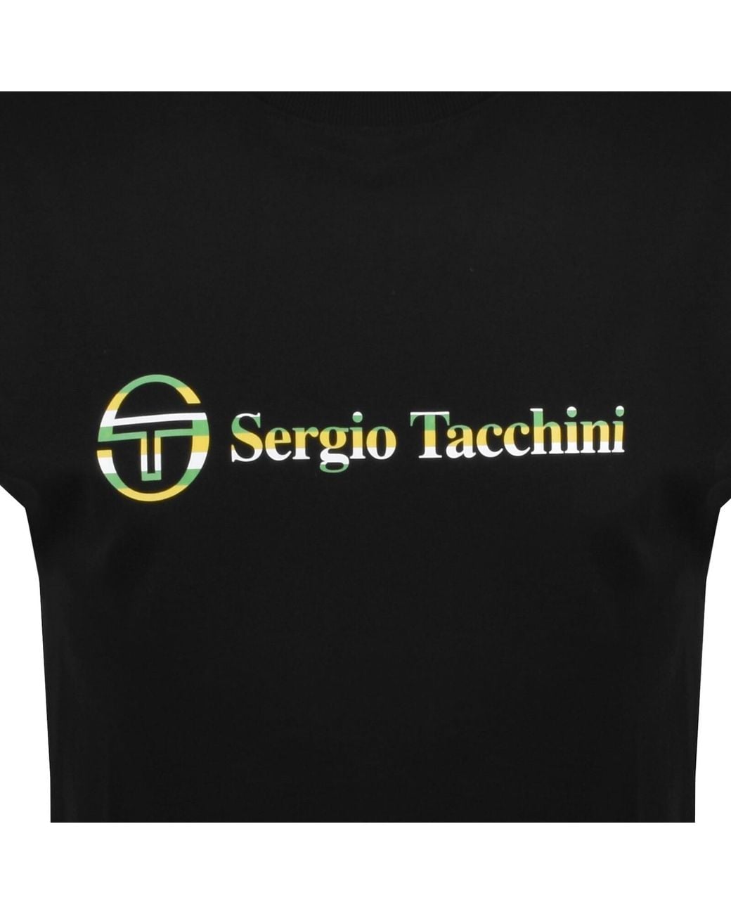Sergio Tacchini Black Violetta T Shirt for men