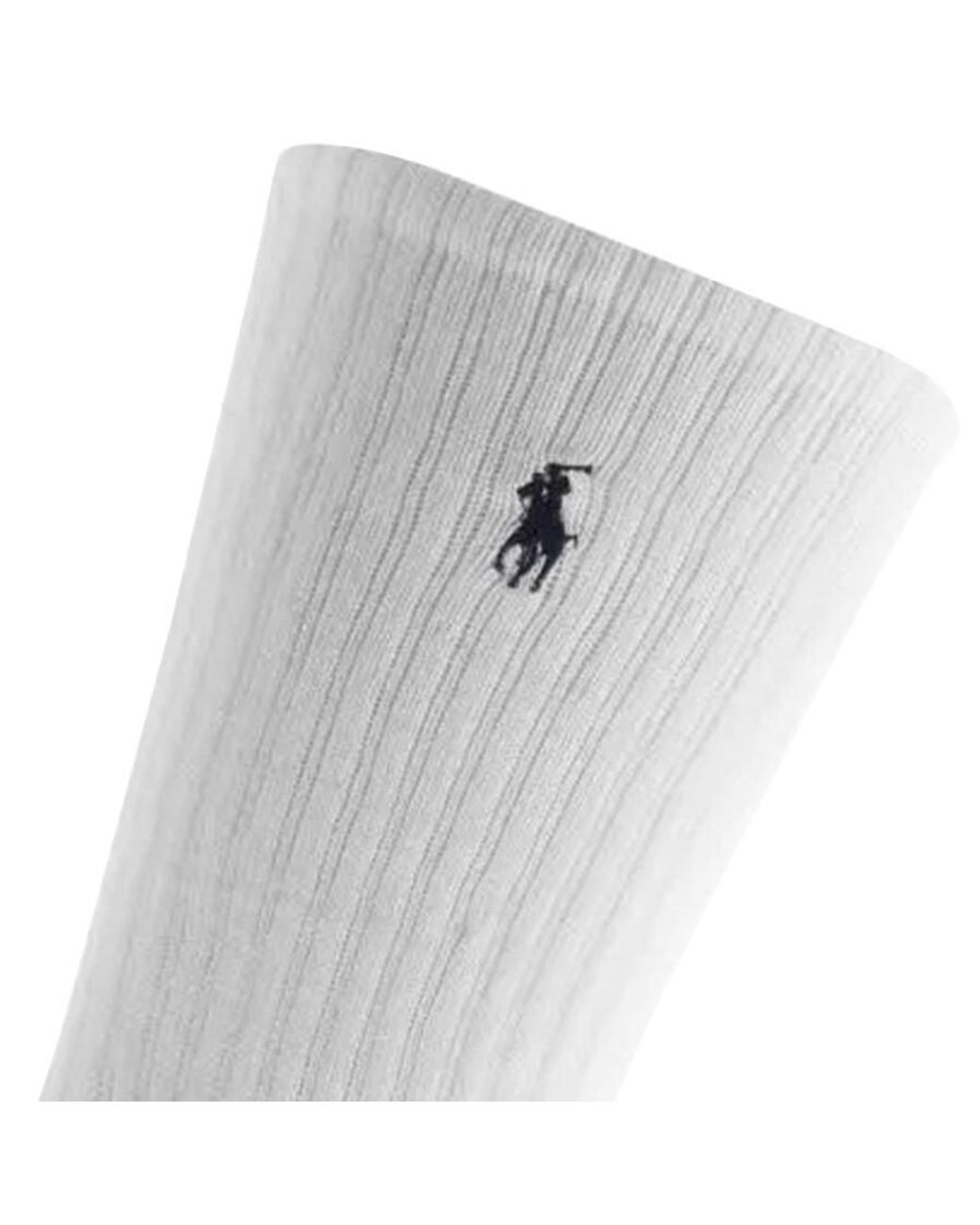 Ralph Lauren Gray 3 Pack Socks for men