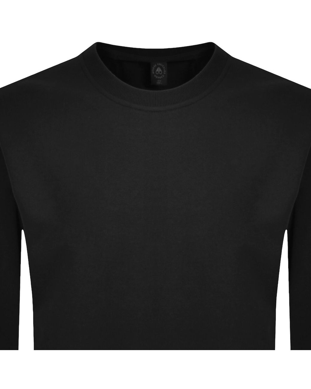 Moose Knuckles Black Hartsfield Sweatshirt for men
