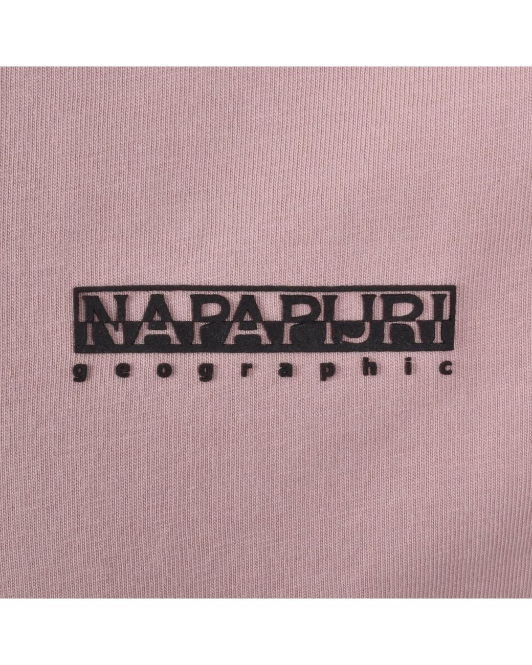 Napapijri Pink S- Box T Shirt for men
