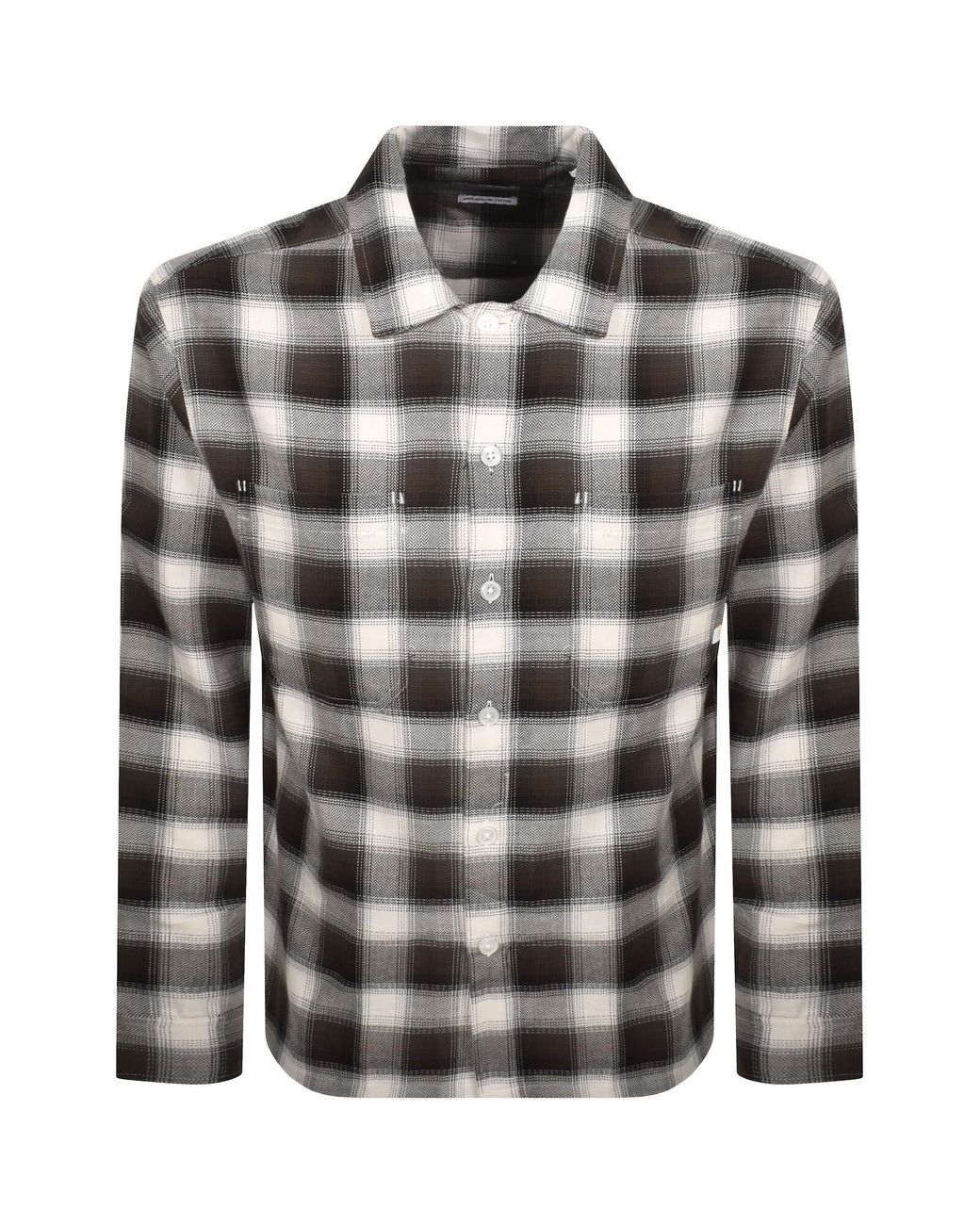 Farah Black Farah Lavelle Check Shirt for men