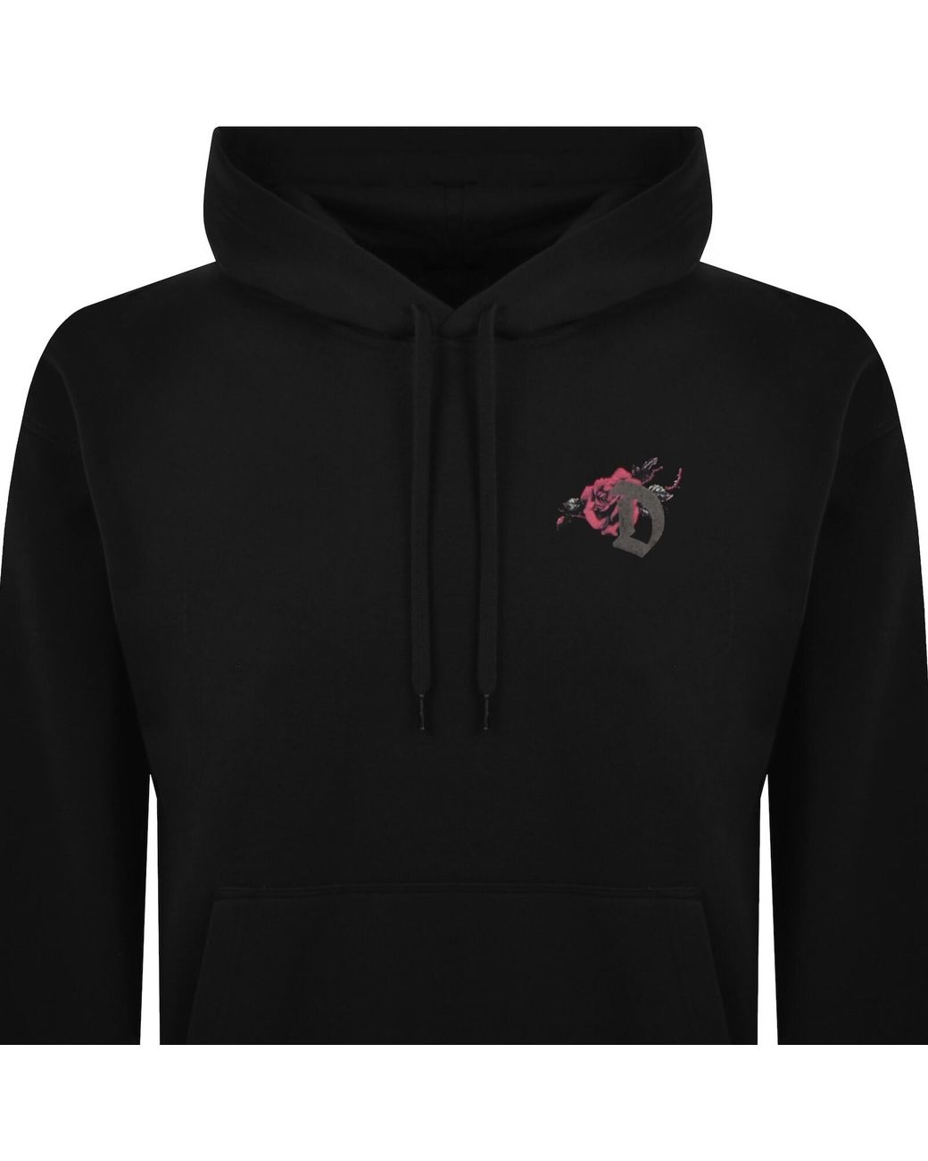 DIESEL Black S Macs Hoodie for men