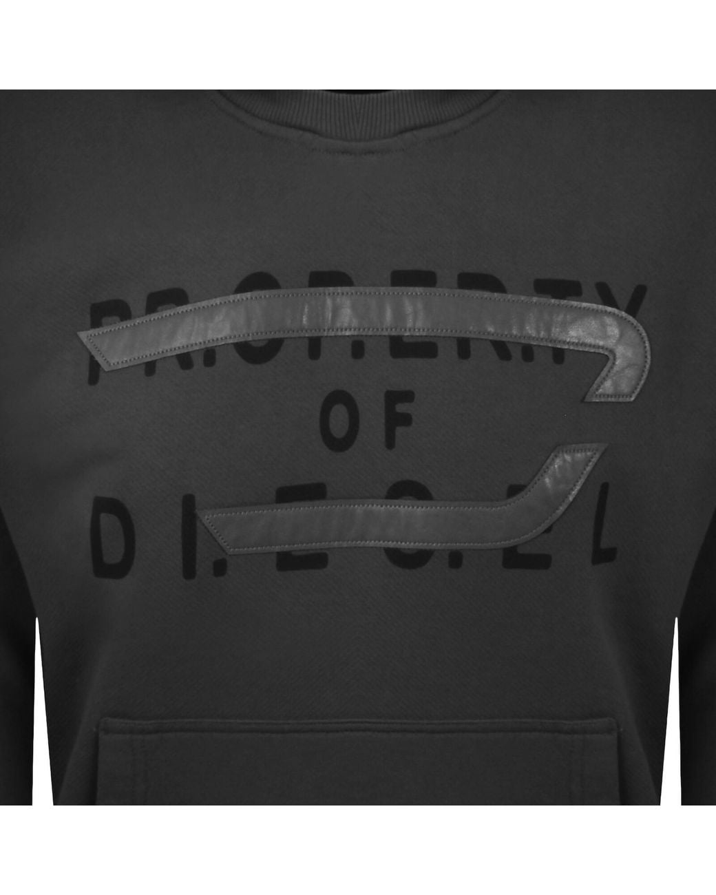 DIESEL Black S Norman Hoodie for men