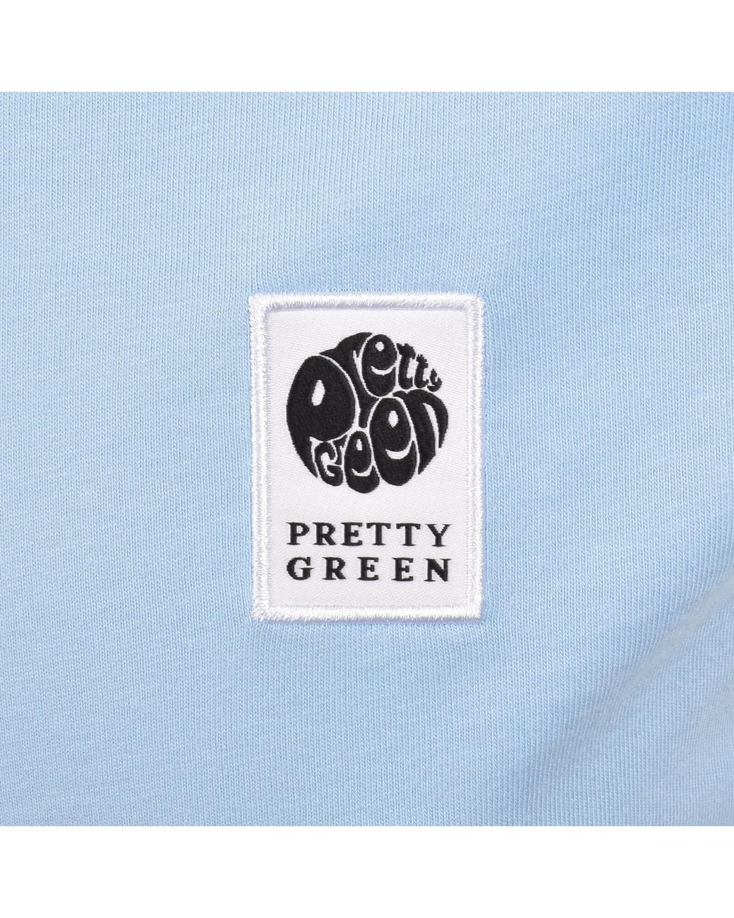 Pretty Green Blue Sinclair T Shirt for men