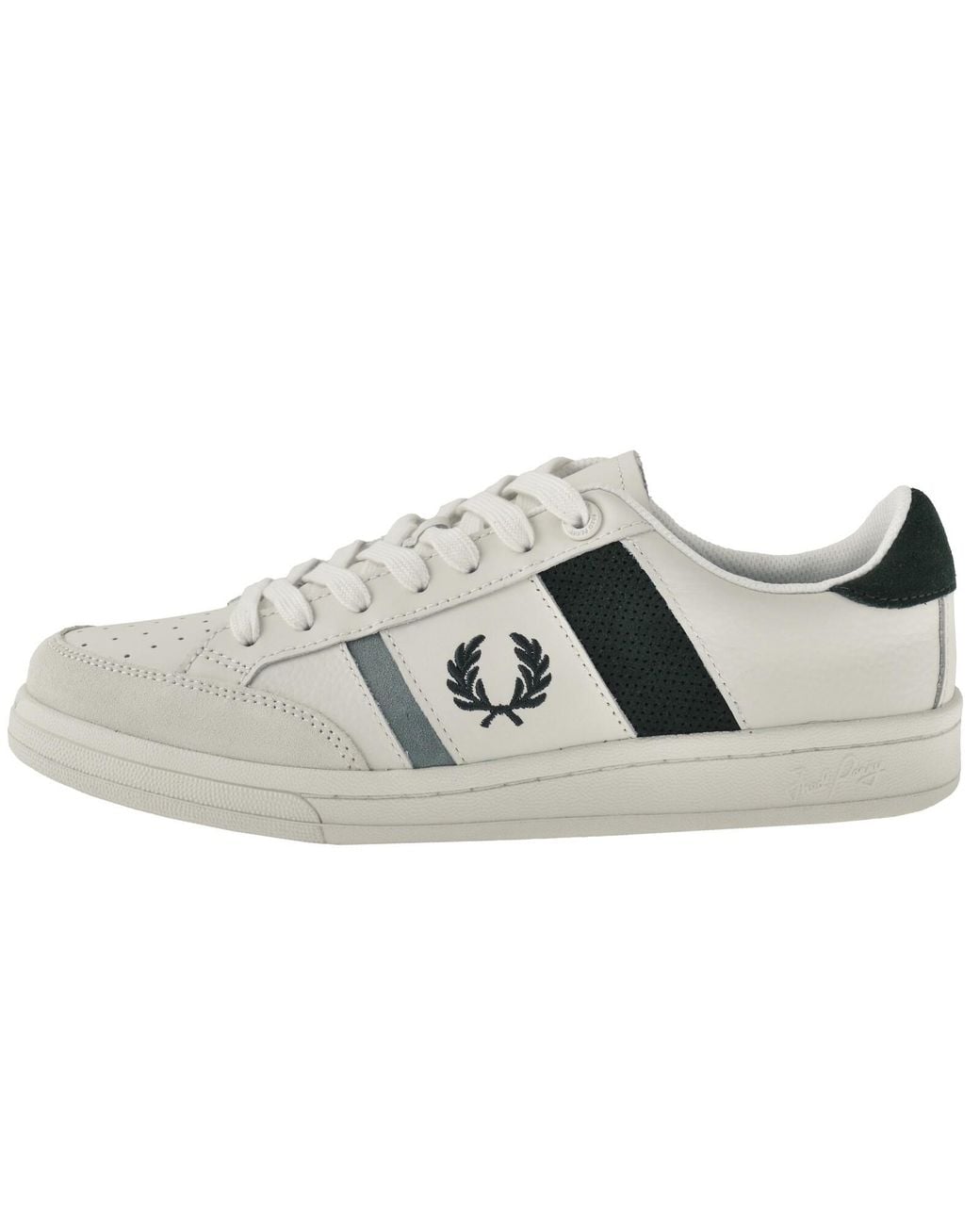 Fred Perry Natural B725 Leather Trainers for men