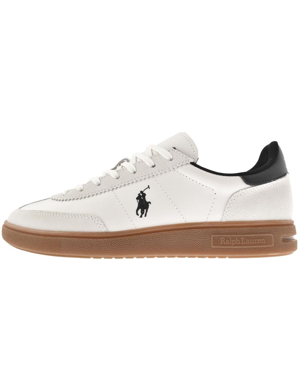 Ralph Lauren White Bedford Trainers for men