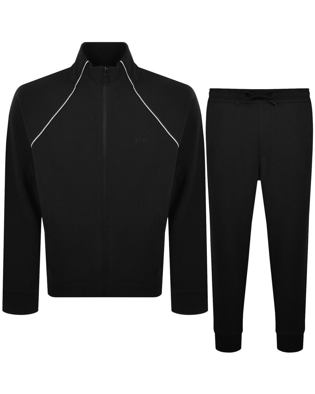 Boss Black Boss Contrast Piping Tracksuit Set for men
