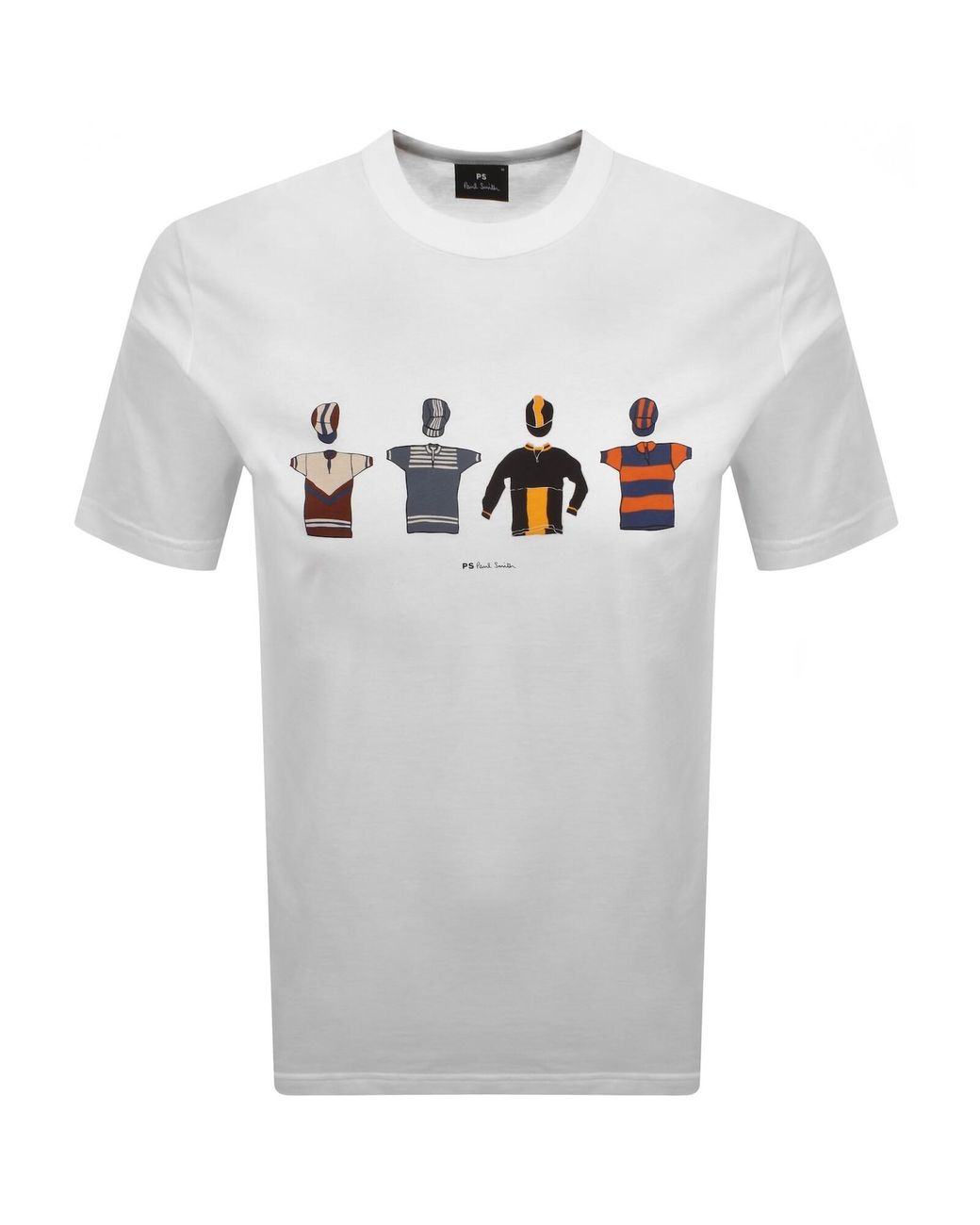 Paul Smith Gray Cycle Jerseys T Shirt for men