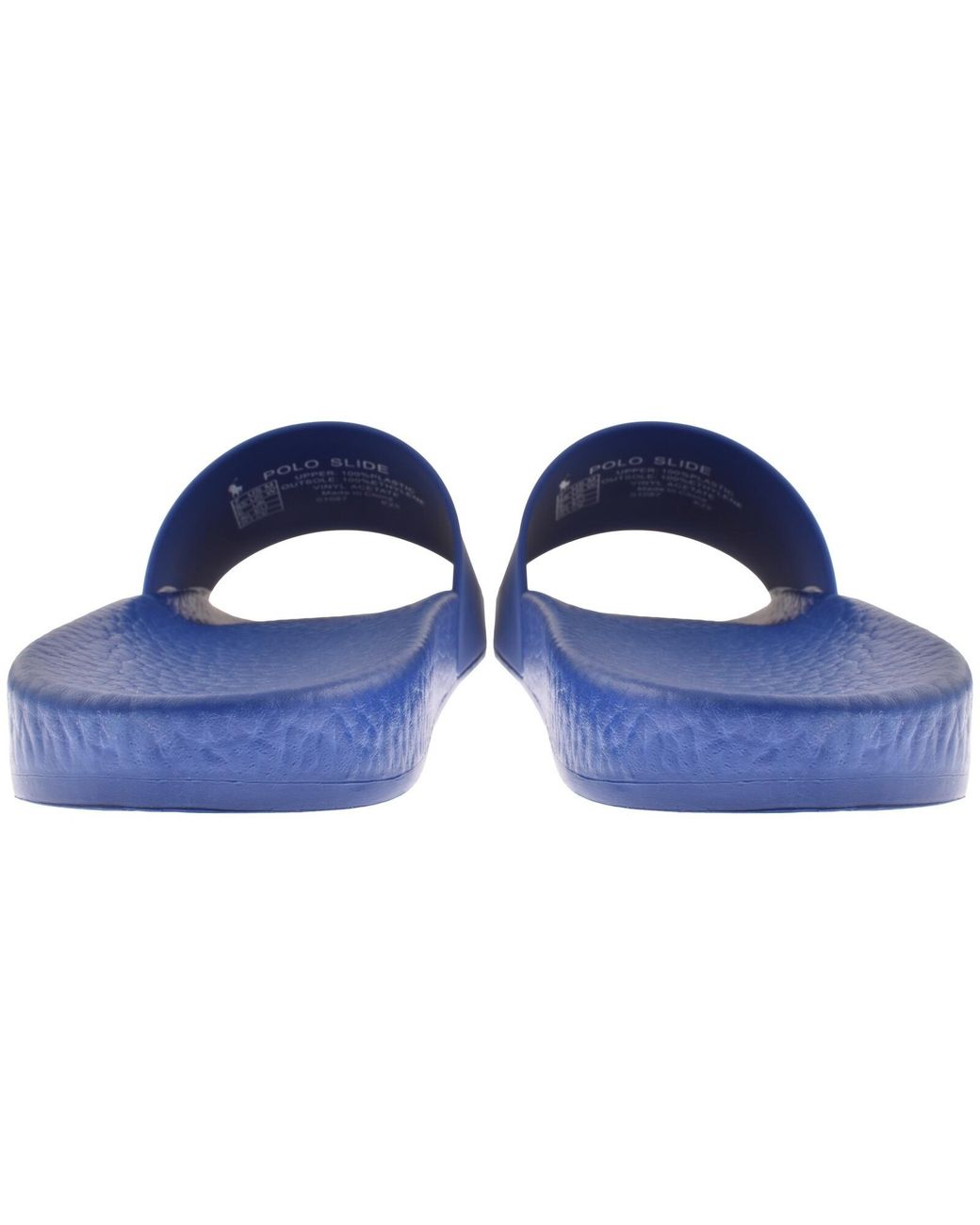 Ralph Lauren Blue Logo Sliders for men