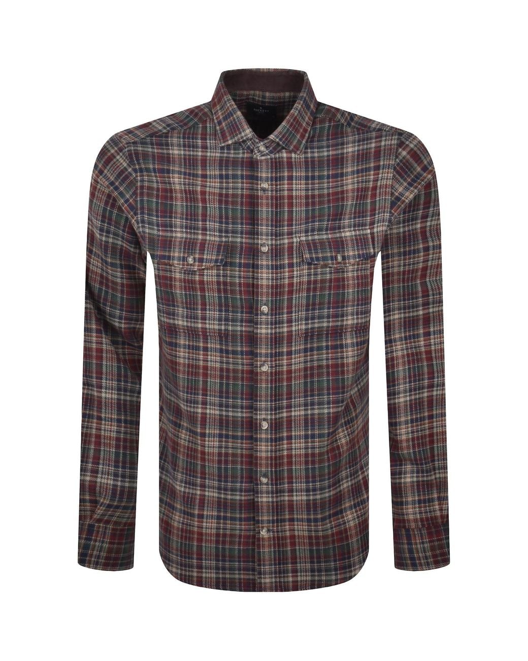 Hackett Blue Heritage Country Shirt for men