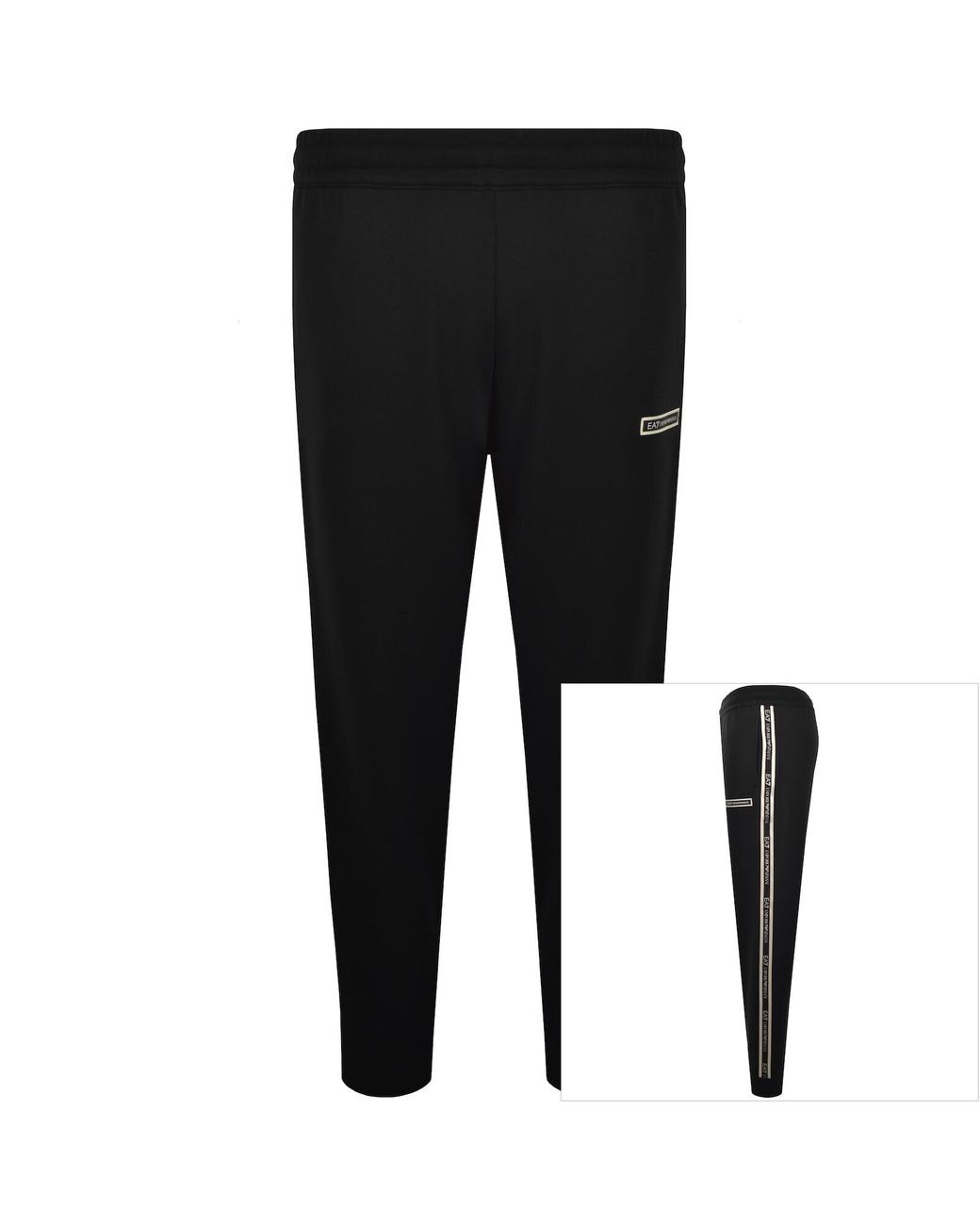EA7 Black Emporio Armani Joggers for men