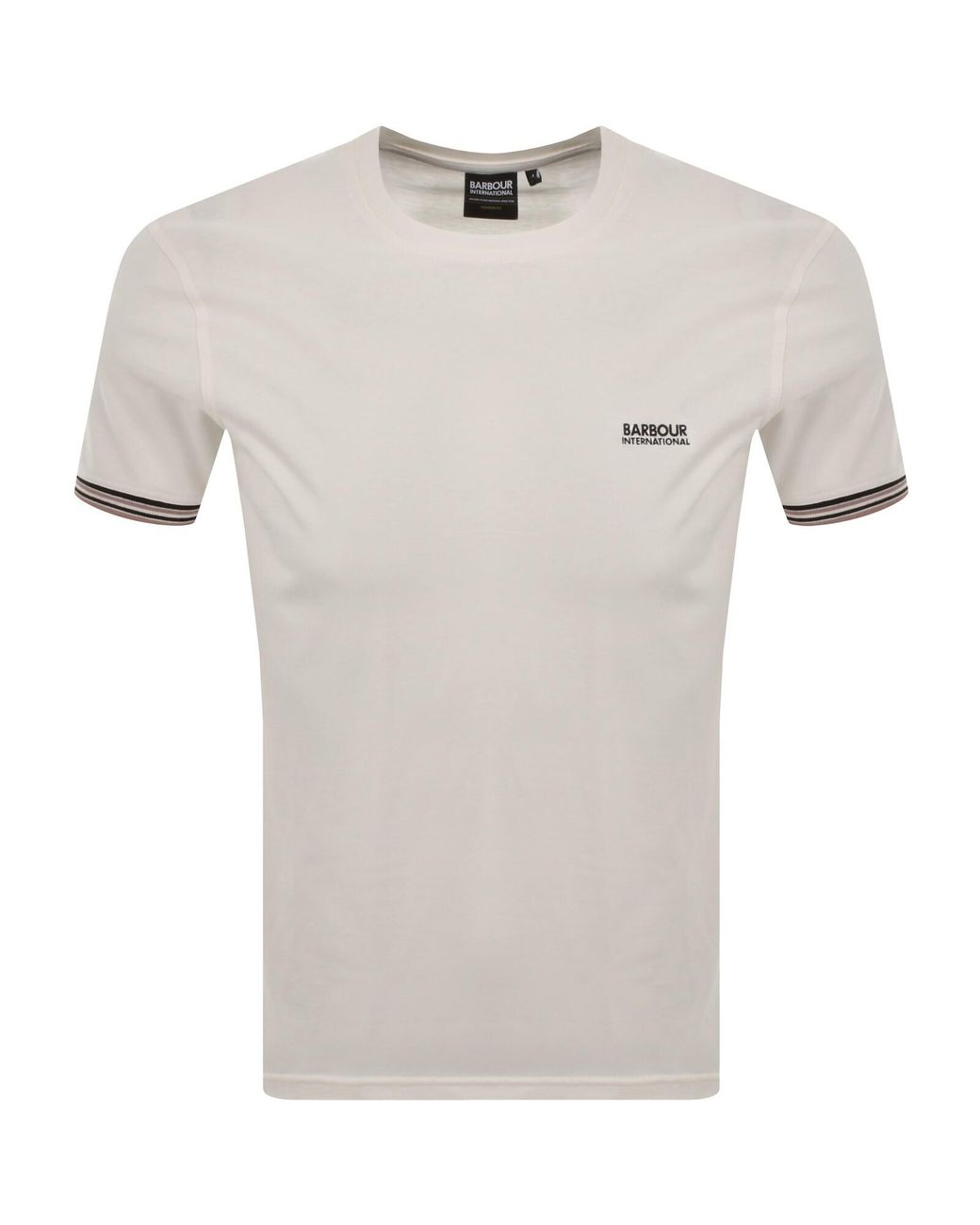 Barbour Gray Burnwood T Shirt for men