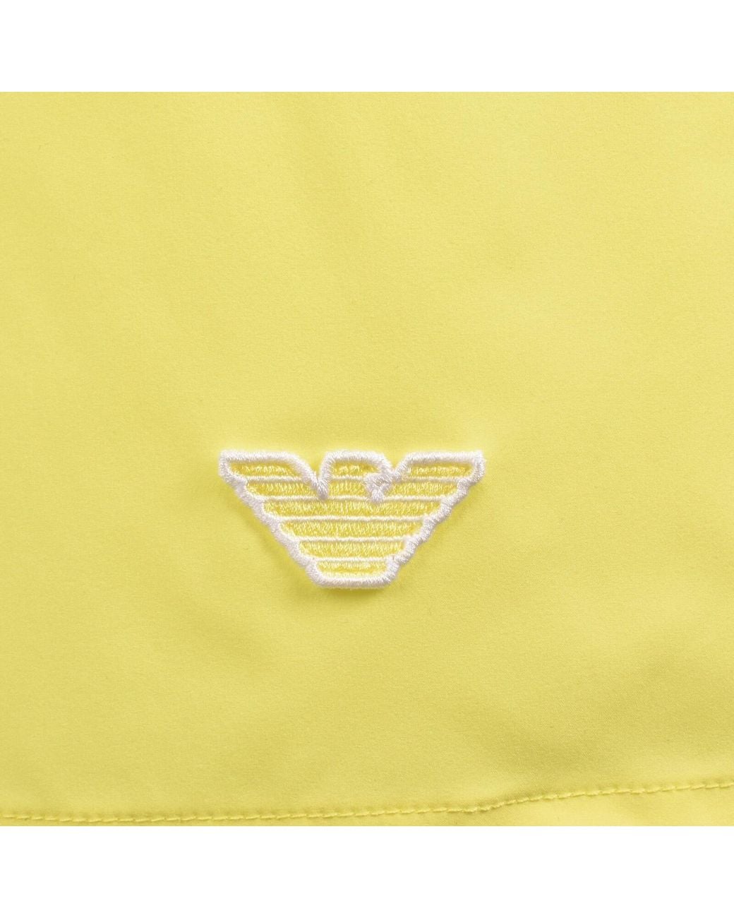 Armani Yellow Emporio Boxer Swim Shorts for men