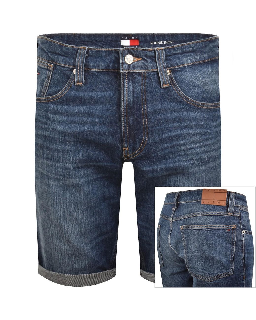 Tommy Hilfiger Blue Ronnie Shorts Dark Wash for men