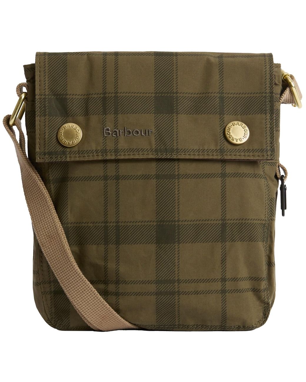 Barbour Green Transport Crossbody Bag for men