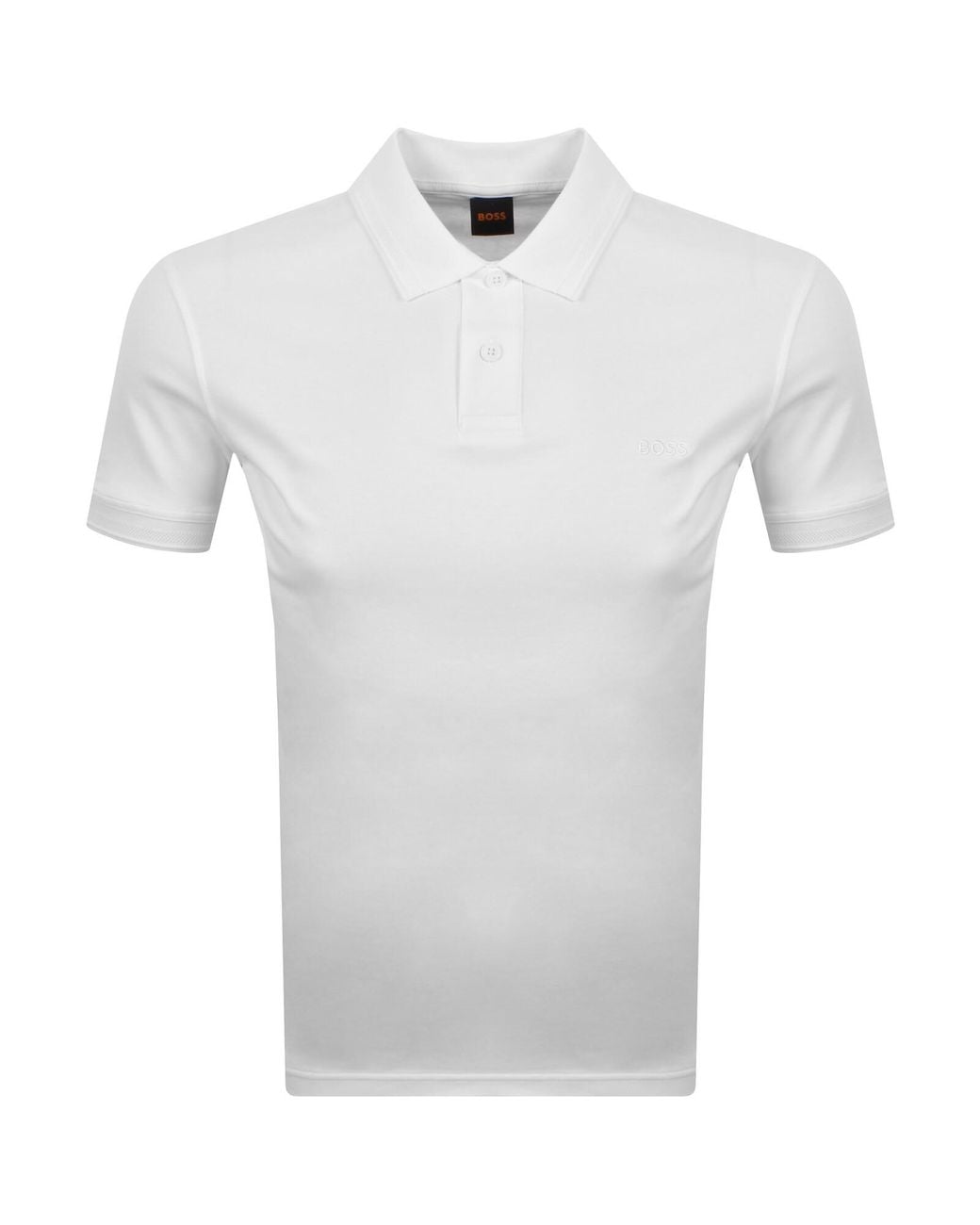 Boss White Boss Pe Interlock Polo T Shirt for men