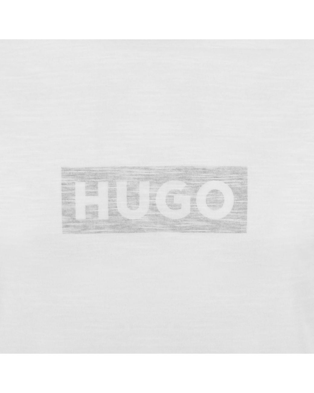 HUGO White Nerinto T Shirt for men