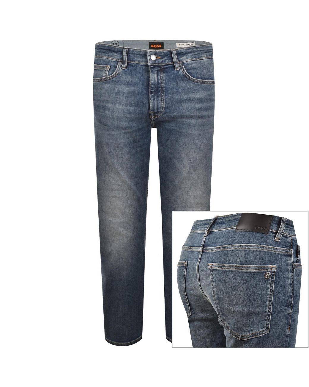 Boss Blue Boss Delaware Slim Fit Jeans Medium for men