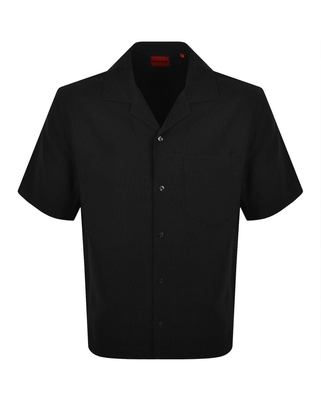 HUGO Black Exolino Relaxed Fit Shirt for men