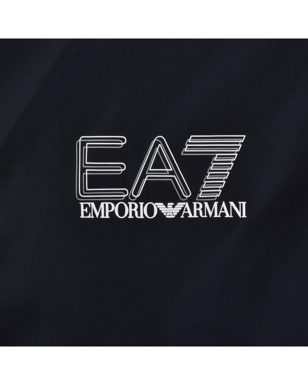 EA7 Blue Emporio Armani Logo Jacket for men