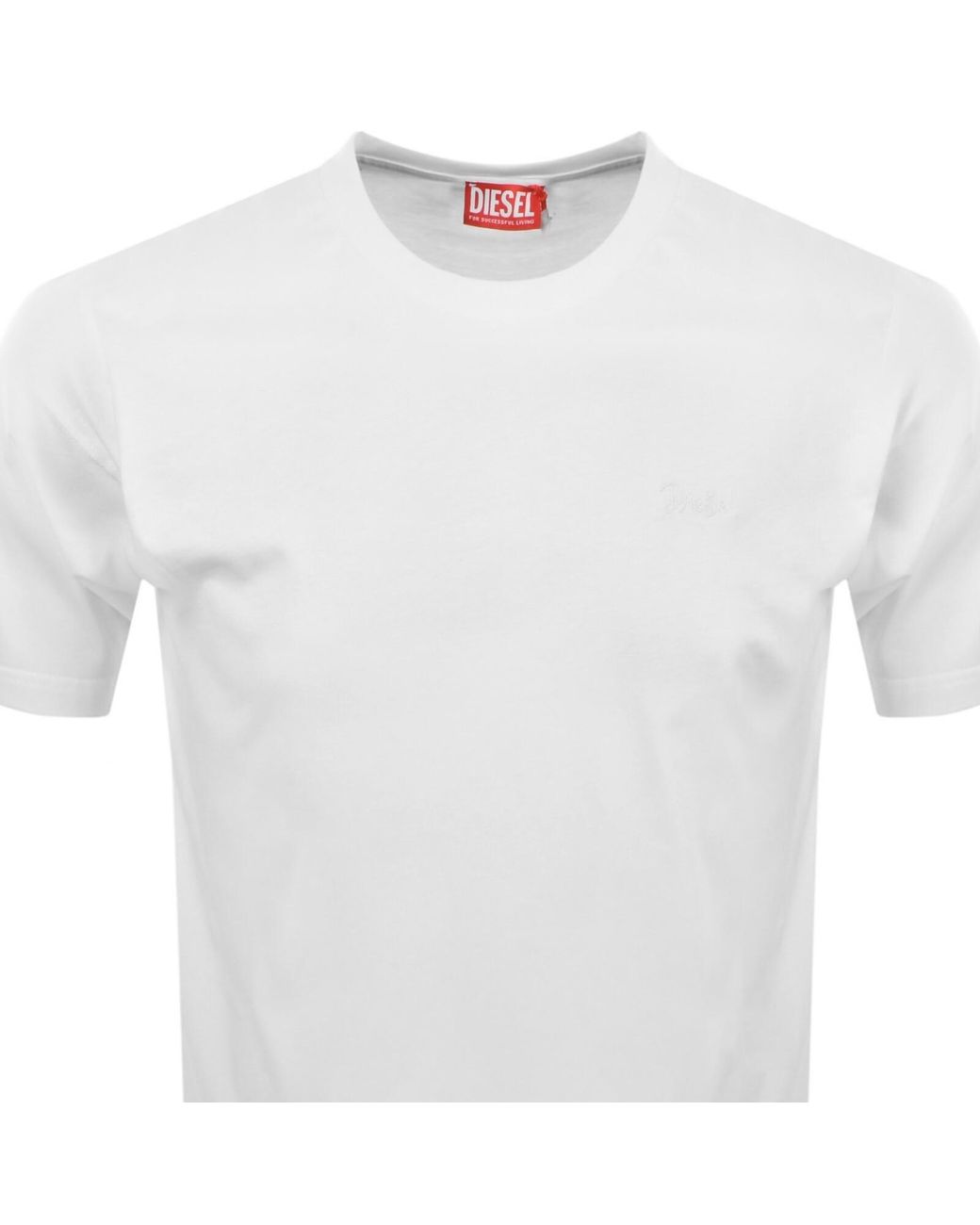 DIESEL White T Boxt V15 T Shirt for men