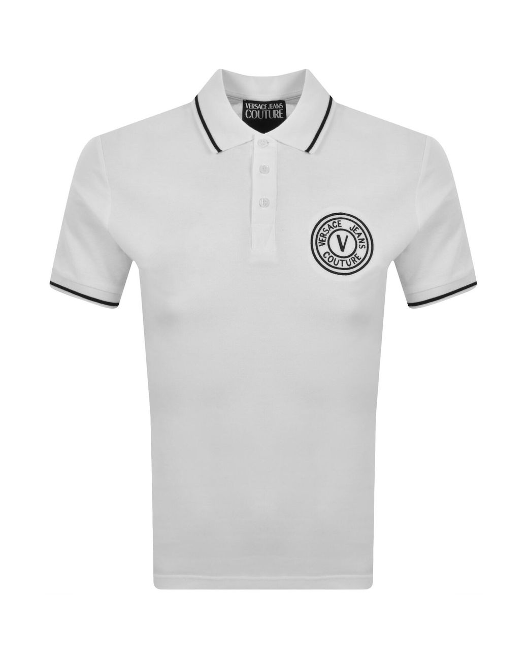 Versace Jeans Gray Couture Polo T Shirt for men