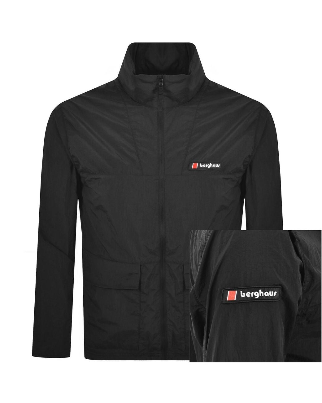 Berghaus Black Trango Mountain Windbreaker for men