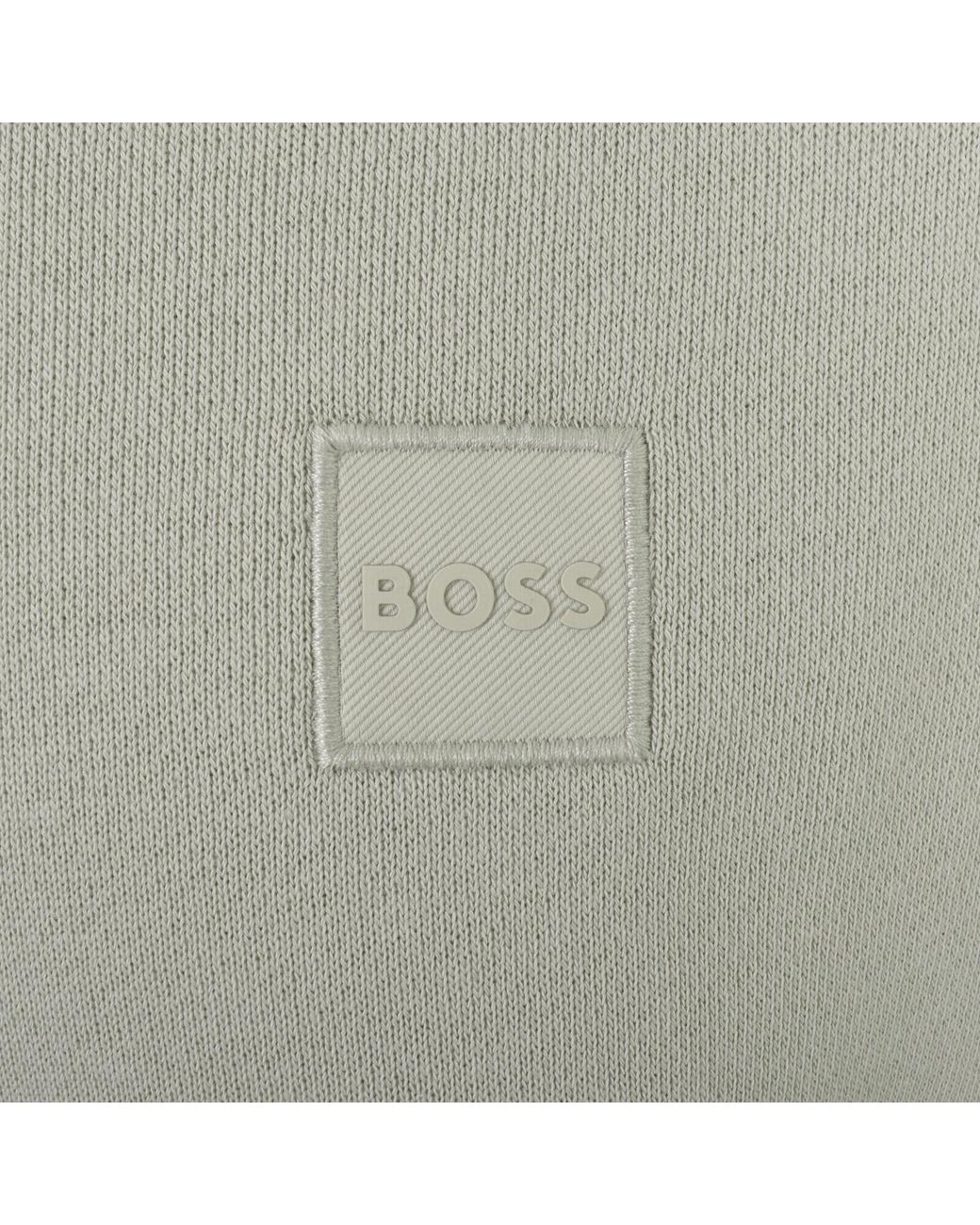 Boss Gray Boss Wetalk Pullover Hoodie Light for men