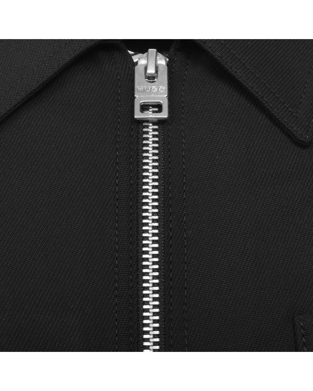 HUGO Black Enasoz Overshirt Jacket for men