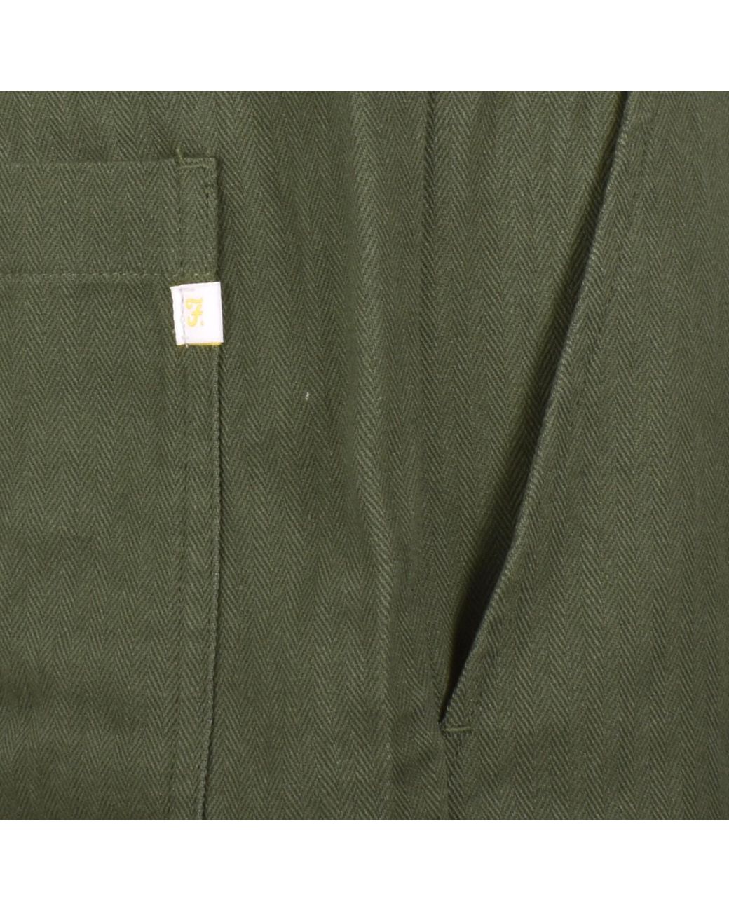 Farah Green Farah Swinton Drawstring Shorts for men