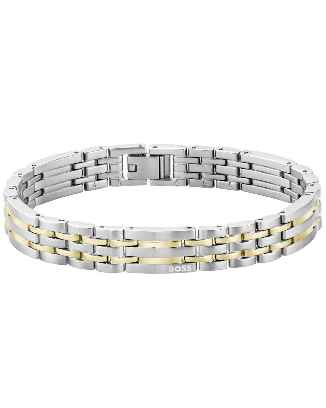 BOSS BUSINESS Metallic Boss Owan Link Bracelet for men