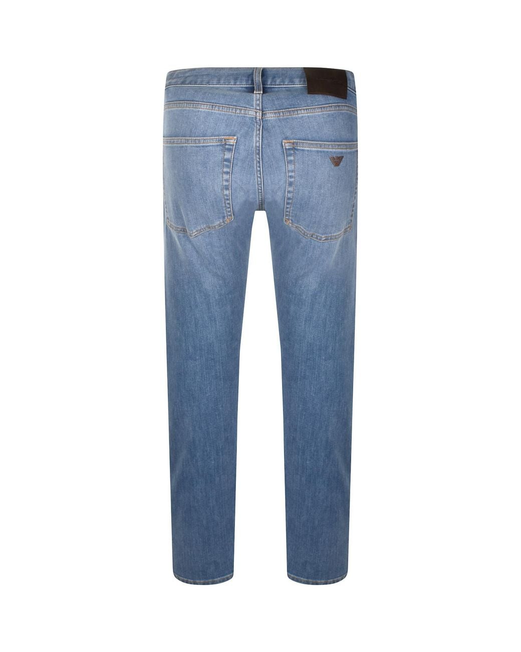 Armani Blue Emporio J45 Regular Jeans Light Wash for men