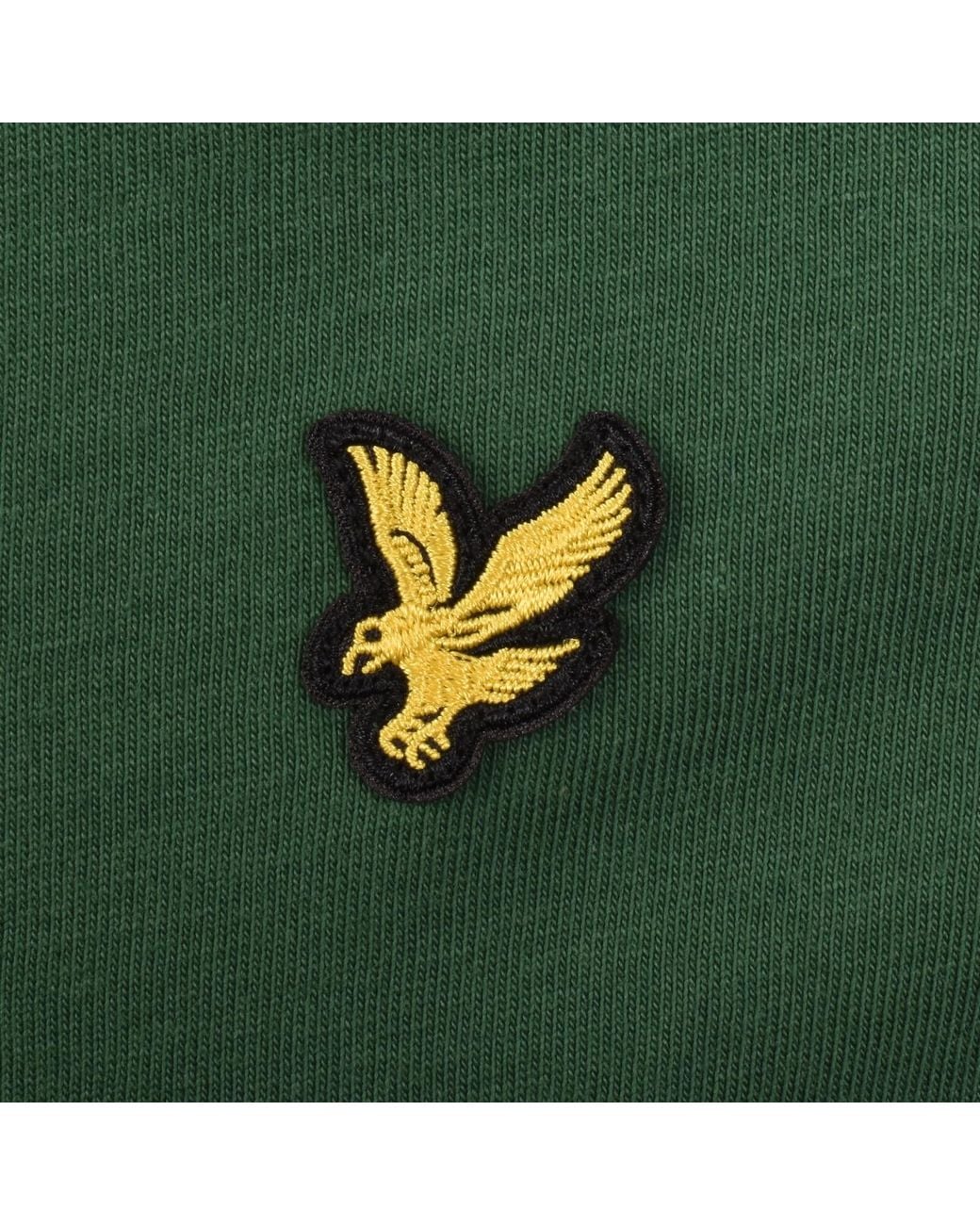 Lyle & Scott Green Crew Neck T Shirt Clover for men