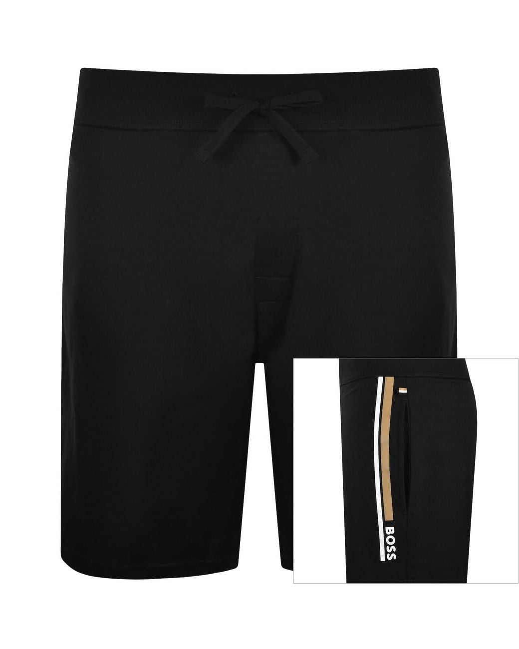 BOSS BUSINESS Black Boss Authentic Shorts for men
