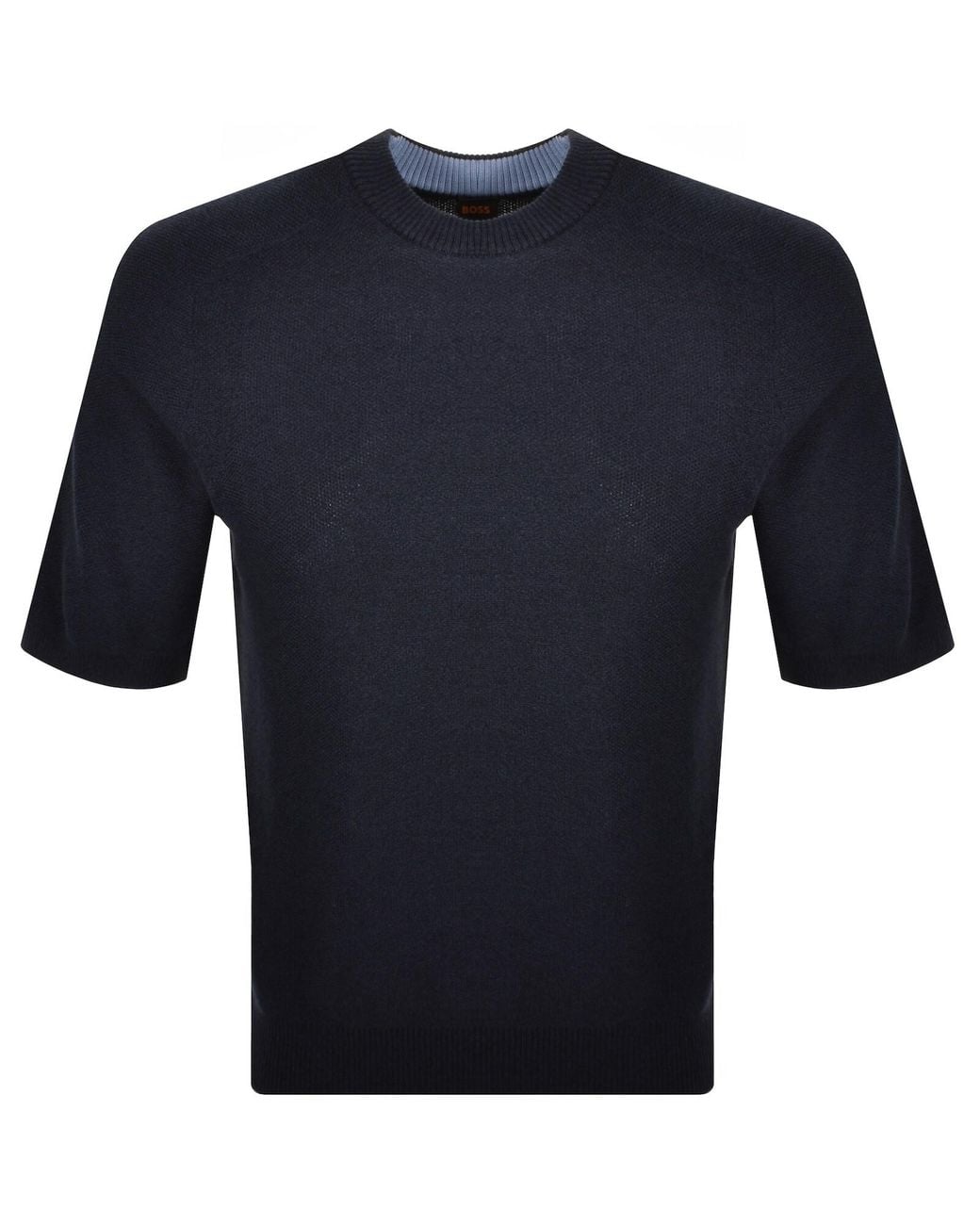 Boss Blue Boss Kencel Knit T Shirt Dark for men