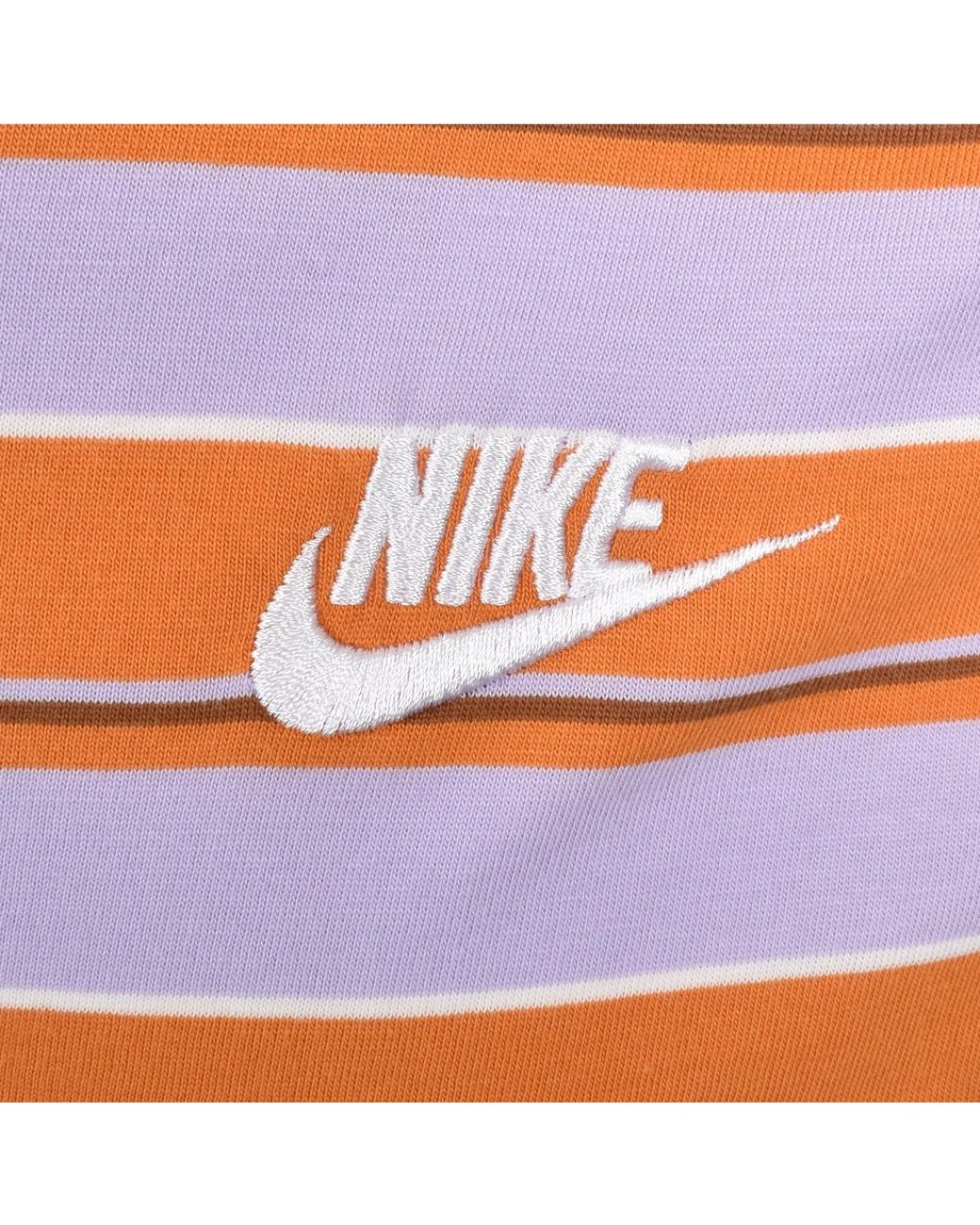 Nike Orange Club Stripe T Shirt for men