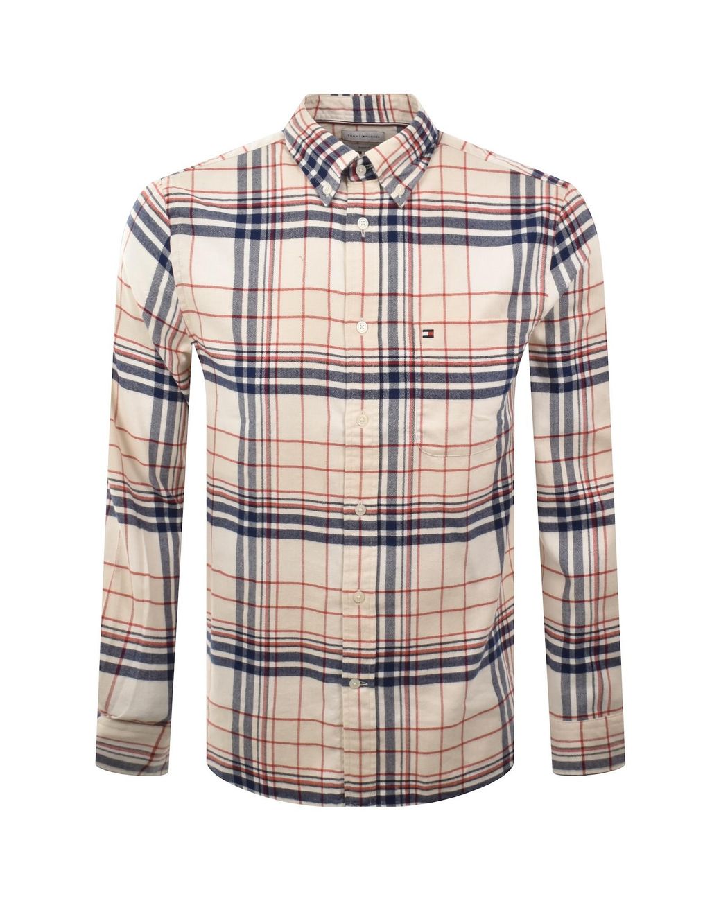Tommy Hilfiger Natural Flannel Shirt for men